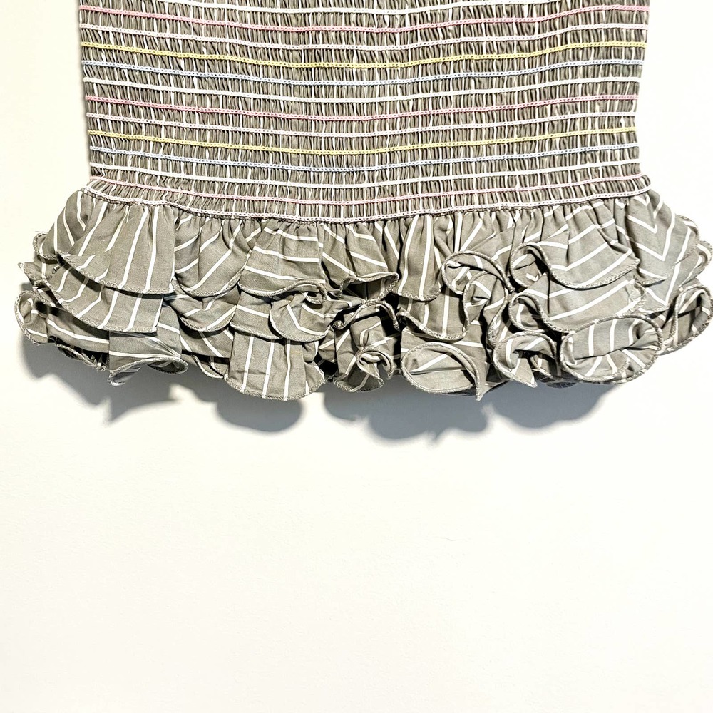 BRAND NEW Petersyn Barrett Skirt Smocked Ruffle Hem Mini Revolve Size S - Picture 8 of 13
